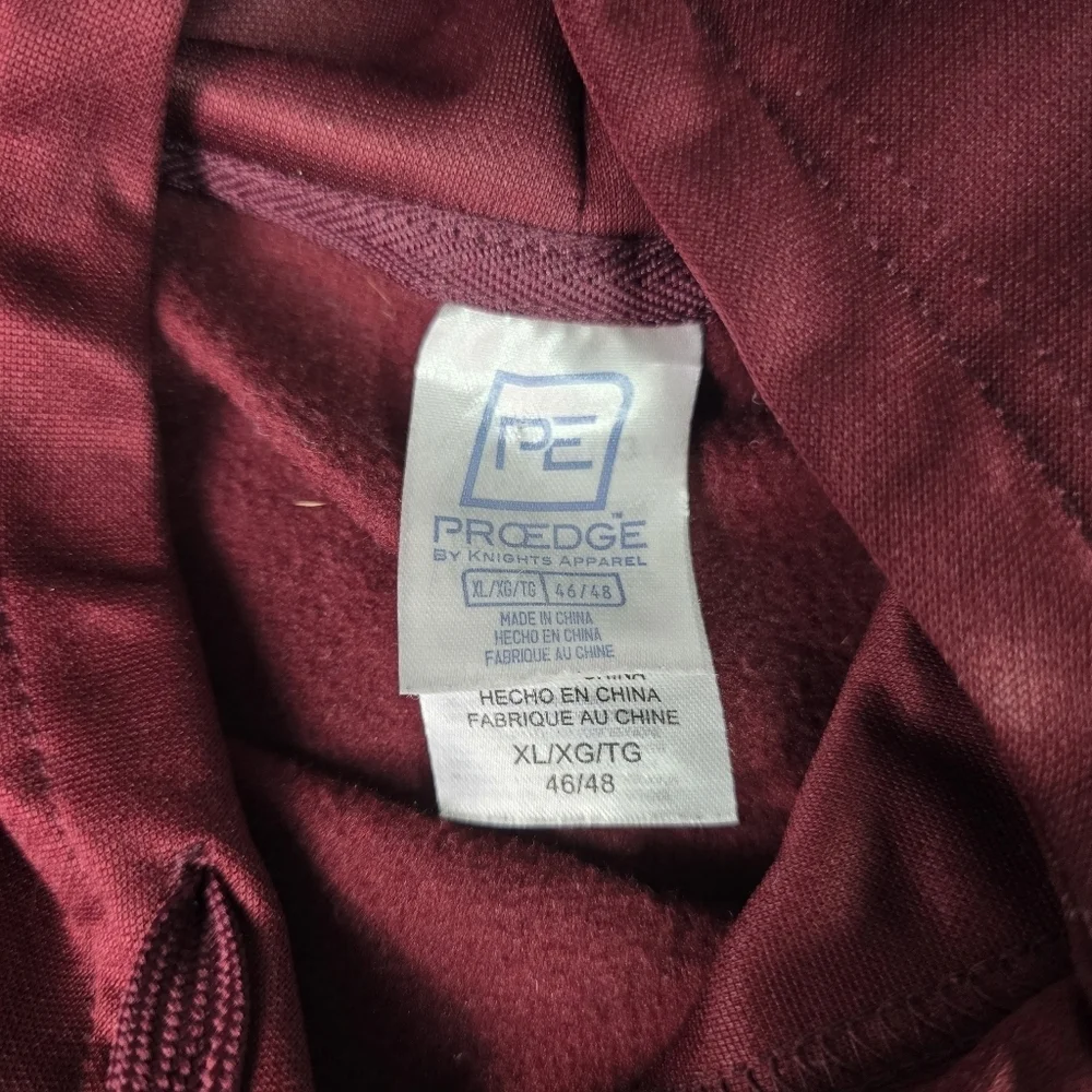 Proedge by Knights Apparel Texas A&M Sweatshirt Hoodie XL Pullover Burgandy
